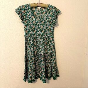 Max Studio Floral Summer Spring Fall Dress, XS